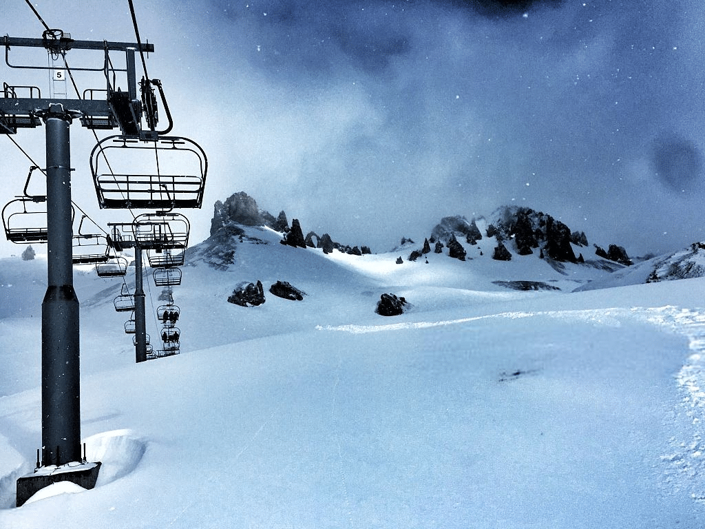 Beautiful view in Tignes